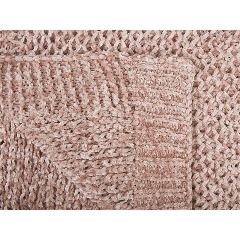 Heeney Plain Weave / Muslin Throw Blanket, Pink