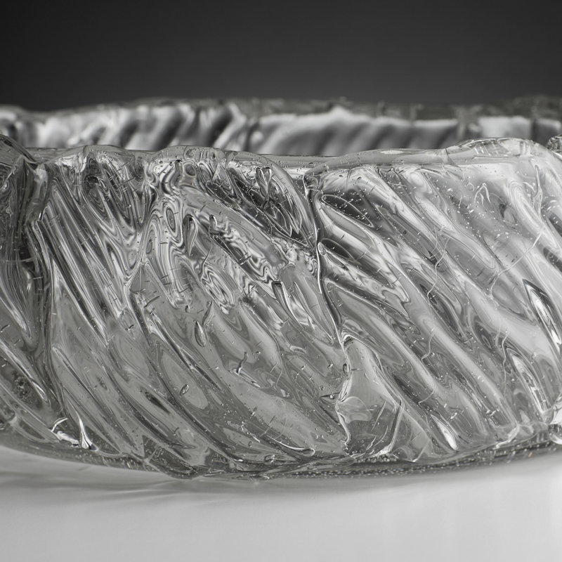 Clearly Thorough Glass Decorative Bowl