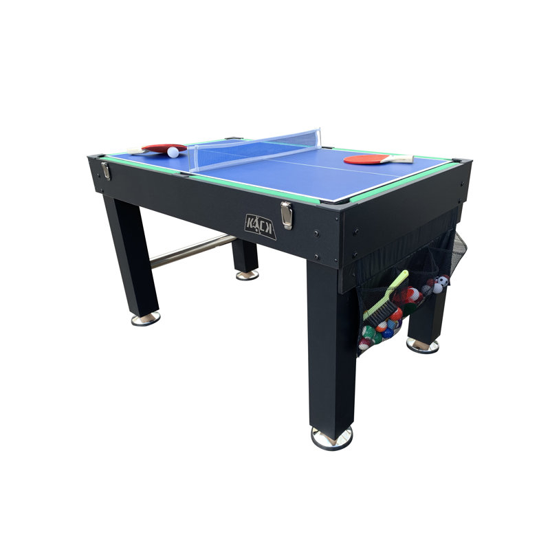 KICK Tetrad 55" 2-In-1 Multi Game Table, Black