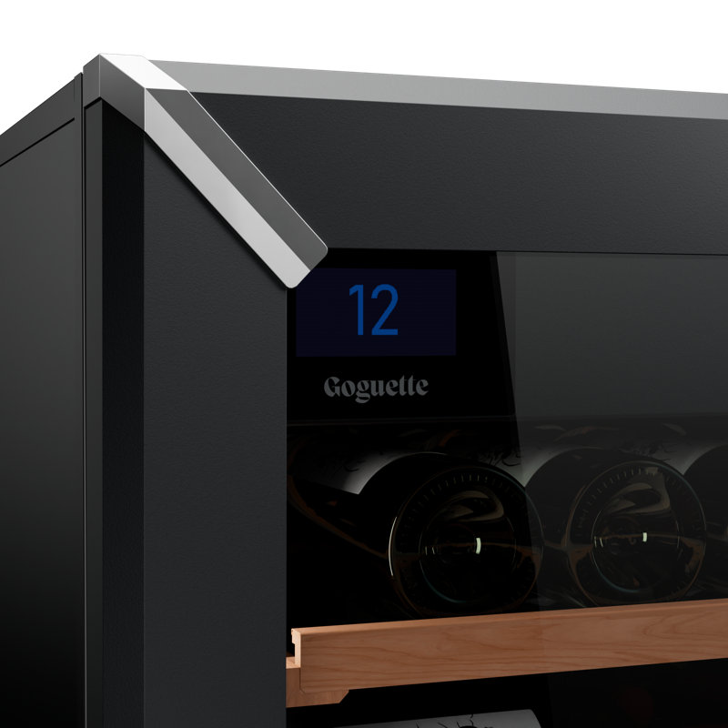Goguette By The Eurocave Group [170+ Bottles] Freestanding Single Zone Wine Refrigerator, Black