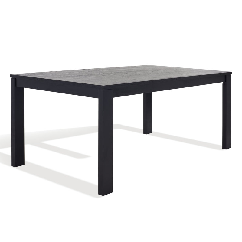 Table de salle à manger Trudie, Noir, H 30 po x L 70 po x l 40 po