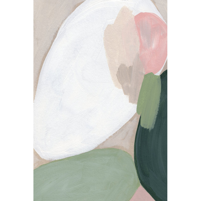 Orb Fresco III 1 Piece Painting on Canvas, 122cm H x 81cm W, Black Floater Framed