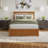 Mission Solid Wood Platform Bed with Footboard & Storage Drawers-96140431-126306322