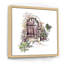 Vintage Old Europe View II - peinture sur toile encadrée