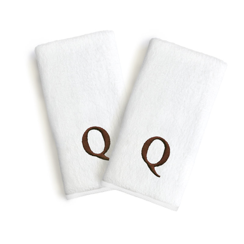 Soft Twist Hand Towel, Letter: Q