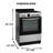 Equator Advanced Appliances Standalone 24" 2.4 Cubic Feet Ceramic burner Electric Free Standing Convection Range-100527842