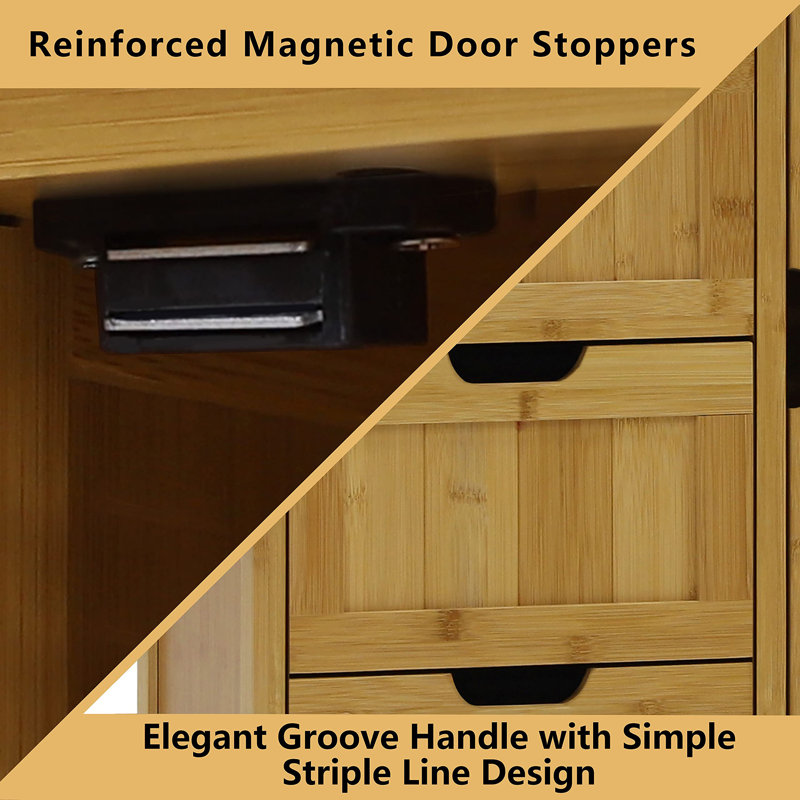 Donnell Freestanding Bathroom Cabinet