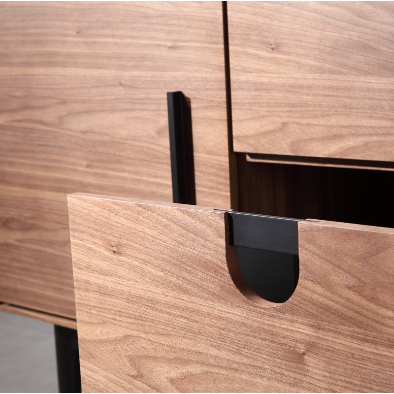 Portree 60" W Double Vanity, Walnut