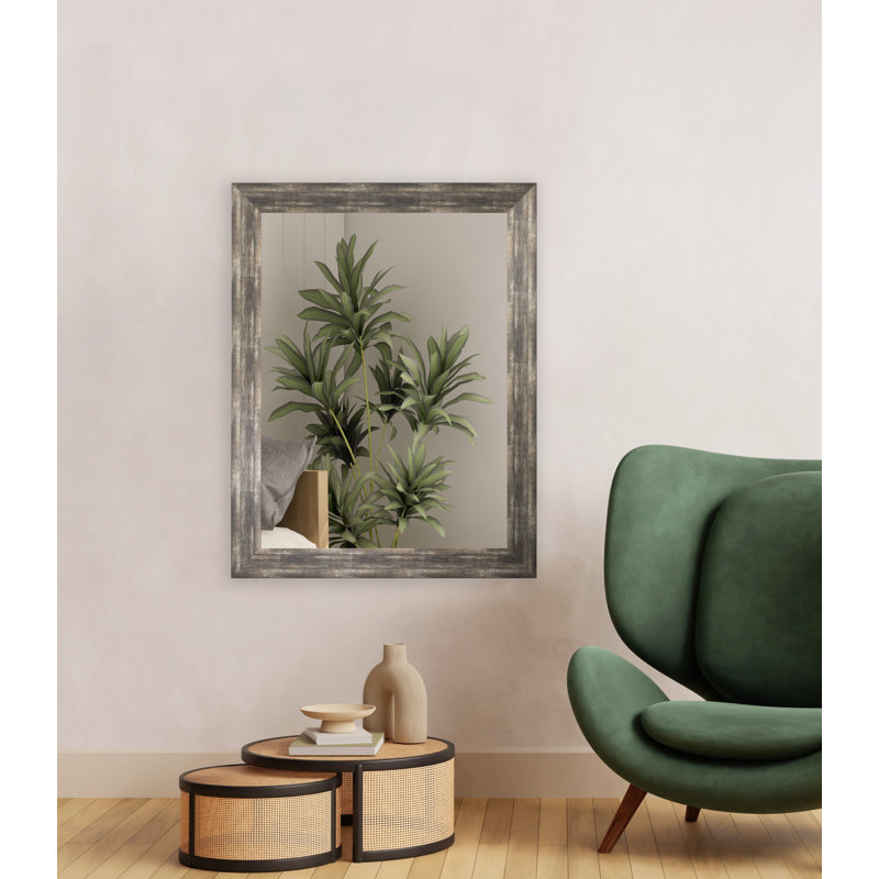 Engineered Wood Mirror, 56" x 33"