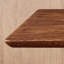 Table de salle à manger en bois massif rectangulaire en noyer noir-107556545