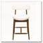 Tabouret de bar rembourré Boucle-1612871072