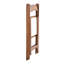 De 4 chaises pliantes - en bois massif, faciles à manipuler, pour de multiples occasions, ensemble de 4 chaises en noyer, coussin beige et pratique
