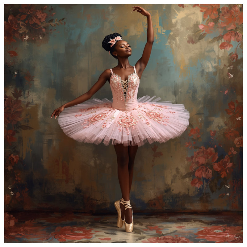 Coussins Ballerina In Pink Tutu, 18 po x 18 po