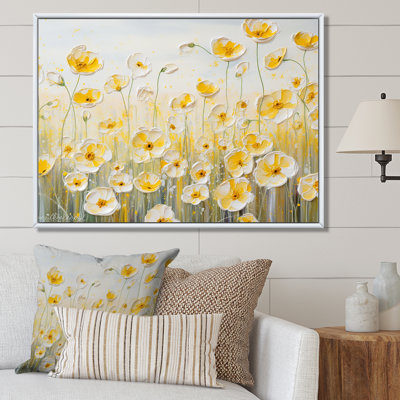 " Buttercups Floral Array Field "