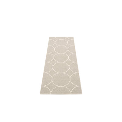 Boo Geometric Area Rug in Charcoal