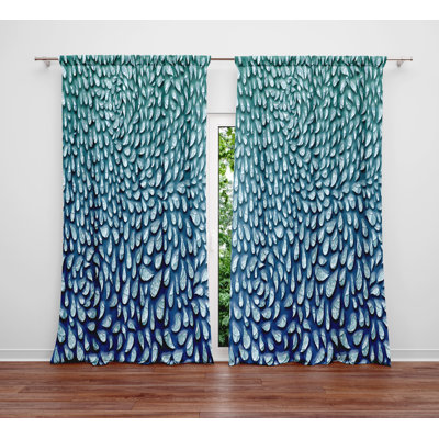 Hulsey Semi Sheer Curtain Panel Pair