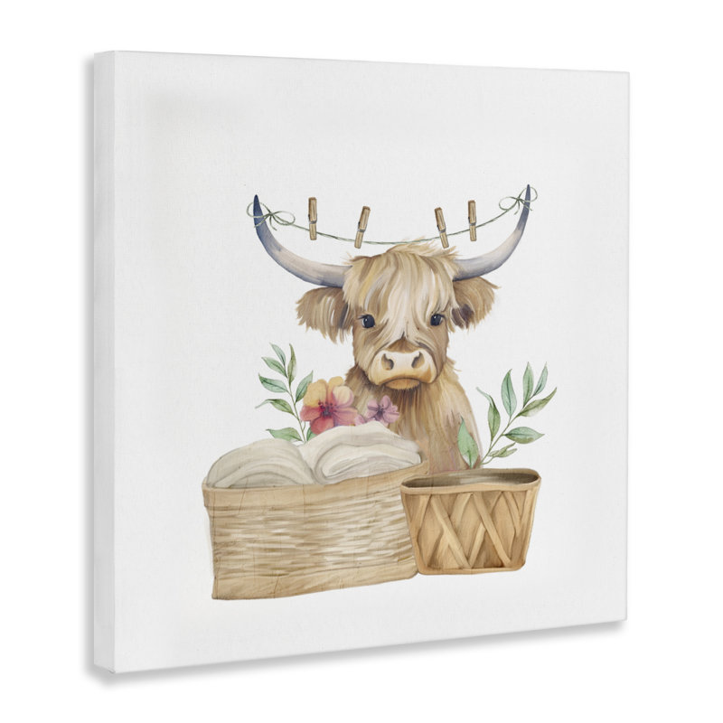 Blanchisserie, toile par Baby Allen, conception de Kim Allen, H 36 po x l 36 po