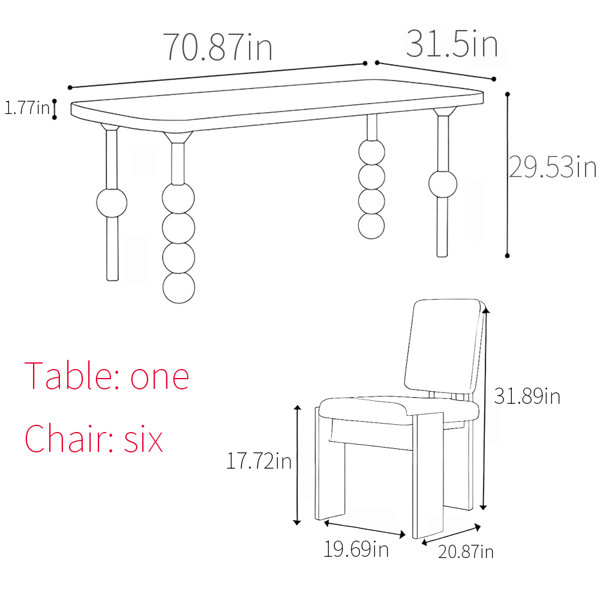 Dimensions du produit