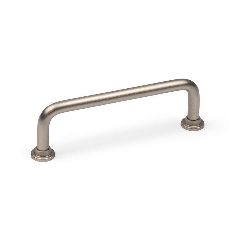 Brushed Nickel Slim Pipe Handles, 96mm