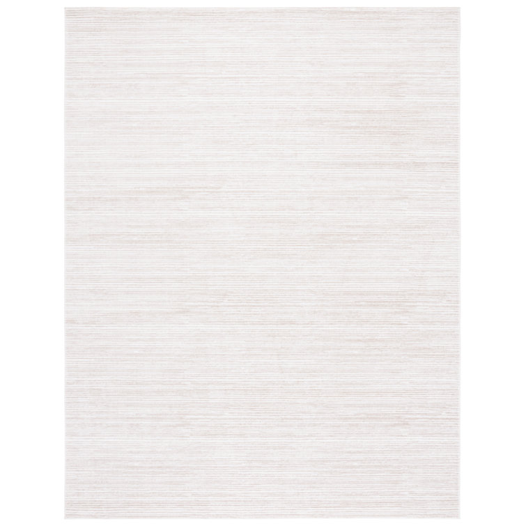Vision Striped Area Rug In Ivory