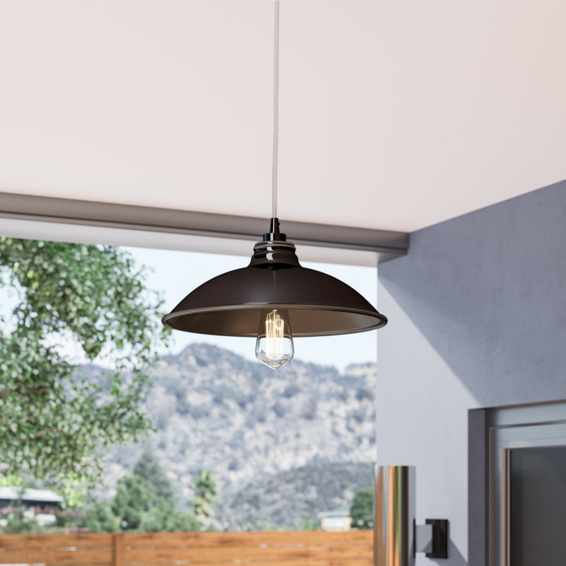 Luminaire suspendu d'extérieur 1 lumière Cho