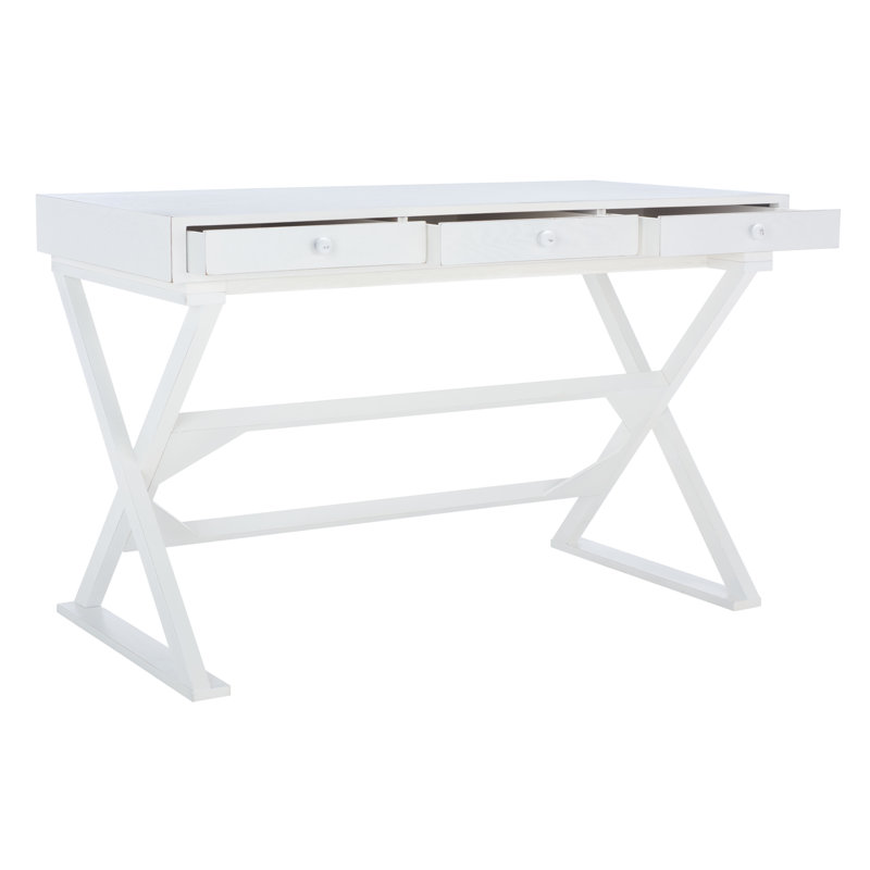 Abisha Writing Desk, White