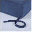 Ensemble de coussins de causeuse d'extérieur 48 po bleu marine - Coussins de remplacement pour siège profond et imperméables avec attaches-126172321