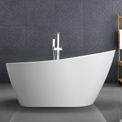 Matrim 80 mm W Freestanding Acrylic Bath