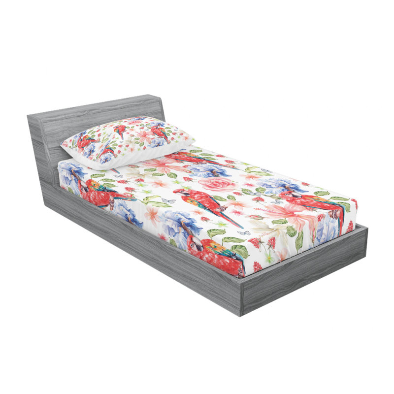 Microfiber Sheet Set, Twin XL Sheet Set with Fitted Sheet