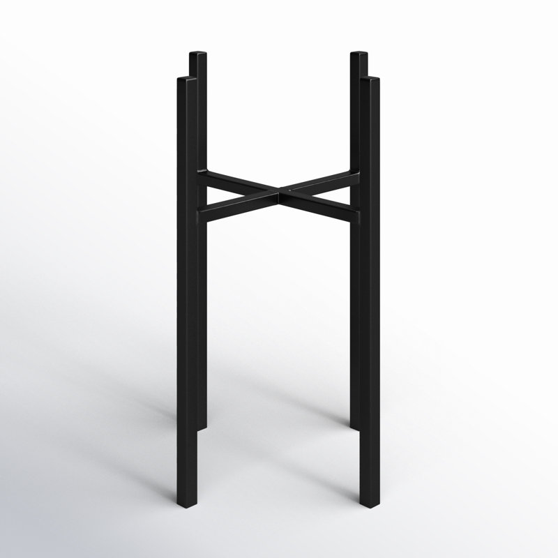 Support pour plante en métal 6,3 po Edmon, H 13,75 po x l 8 po x P 8 po