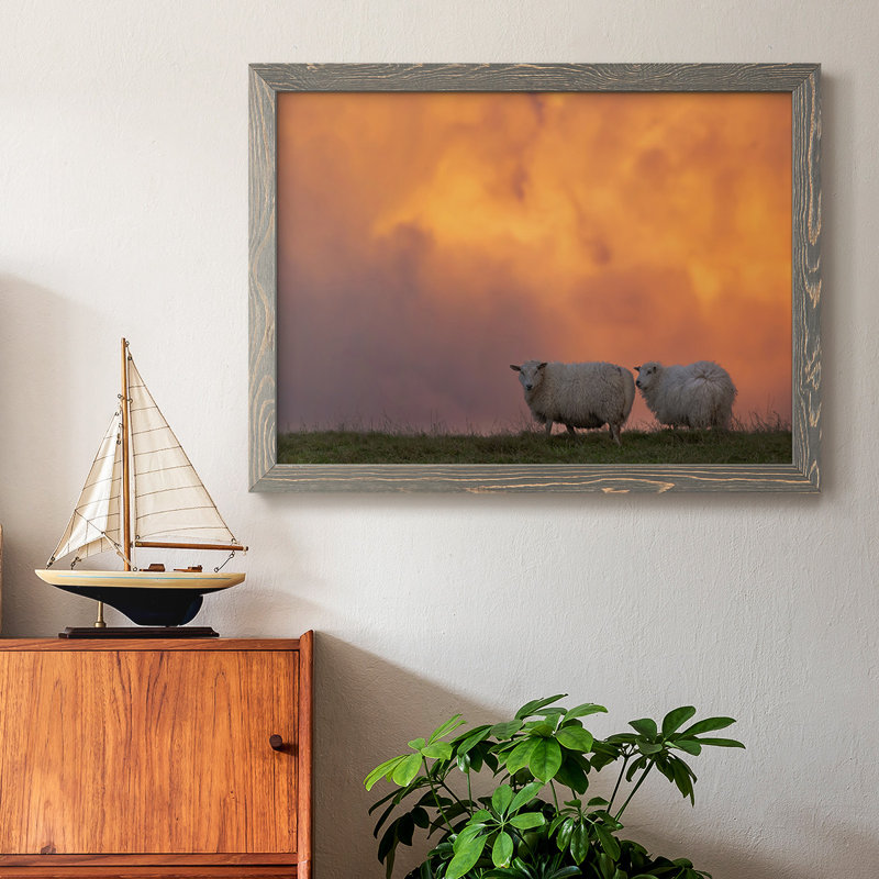 «Dynamic Duo», reproduction sur toile encadrée, Gris, H 28 po x l 42 po