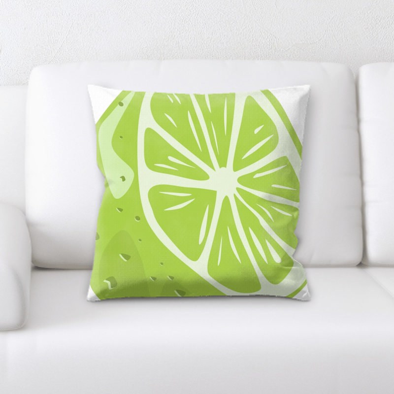 Coussin lime