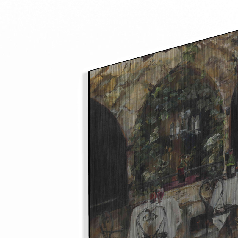 «Meeting At The Cafe» par Marilyn Hageman, H 16 po x l 24 po