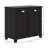 HOMCOM Dual Tilt Out Laundry Hamper Cabinet