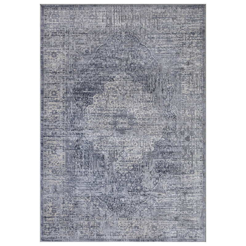 Tapis gris Schofield, Rectangle 5 pi 1 po x 7 pi 7 po