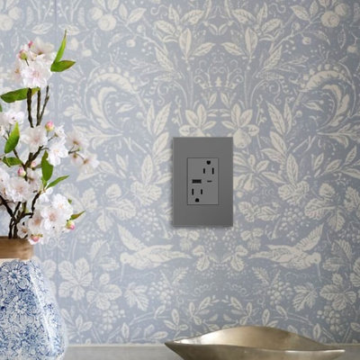 adorne® 15A Tamper-Resistant Ultra-Fast USB Type-A/C Outlet