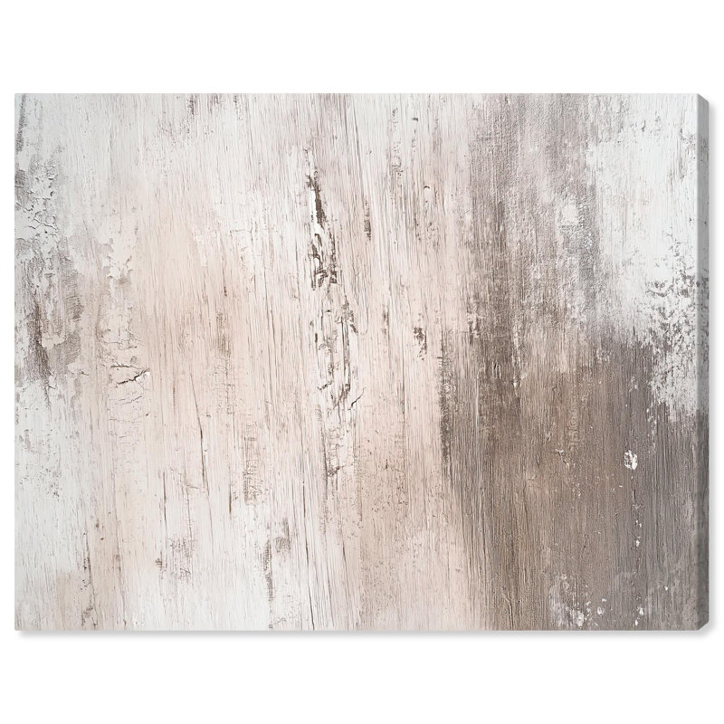 Art Remedy, art sur toile neutre avec texture striée IV, H 30 po x l 36 po x P 1,5 po, Toile tendue, Ne s’applique pas