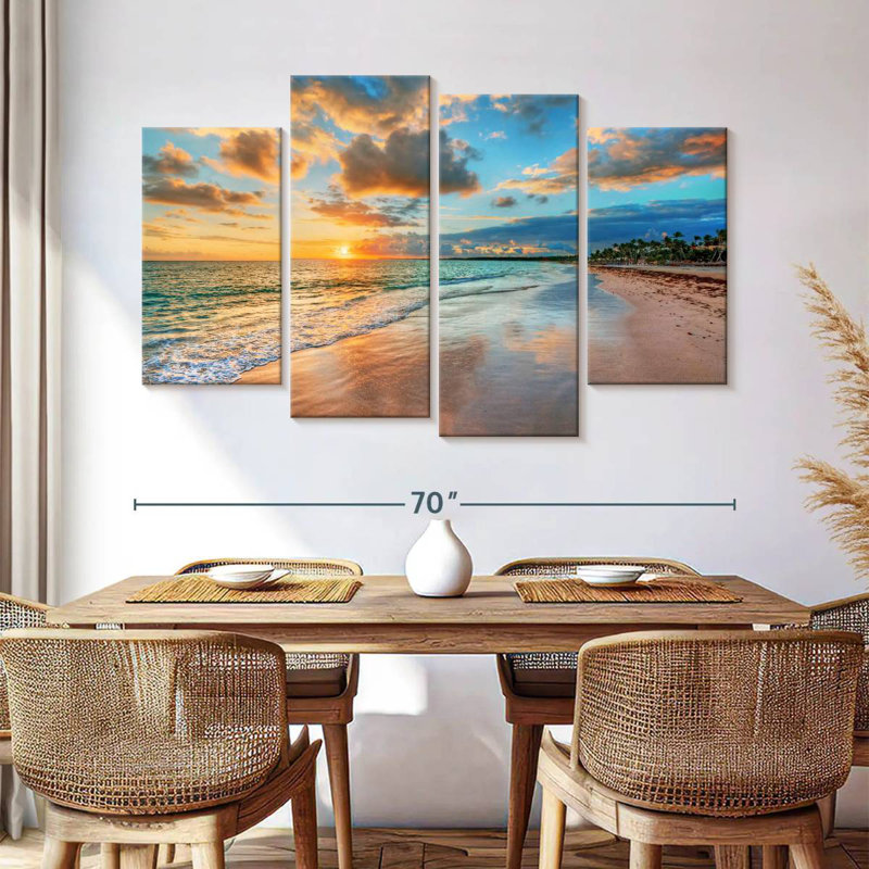 Coucher de soleil Gillard, H 42 po x l 68 po