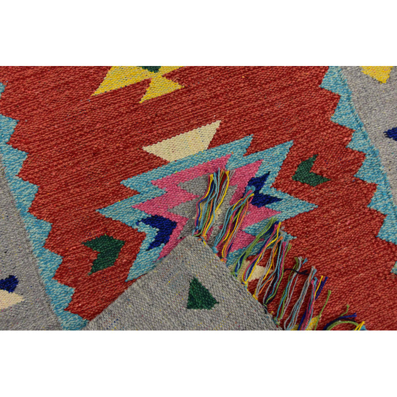 Aztec Hand Woven Area Rug, Rectangle 60 x 90cm
