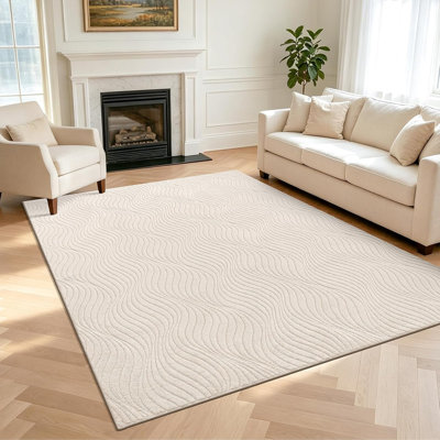  Tapis doux et lavable Wavy Line