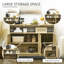 Buffet 47 po Boho Rattan - Texture naturelle et fonctionnalité moderne
