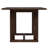 38" Wide Trestle Dining Table in Brown Mango Wood