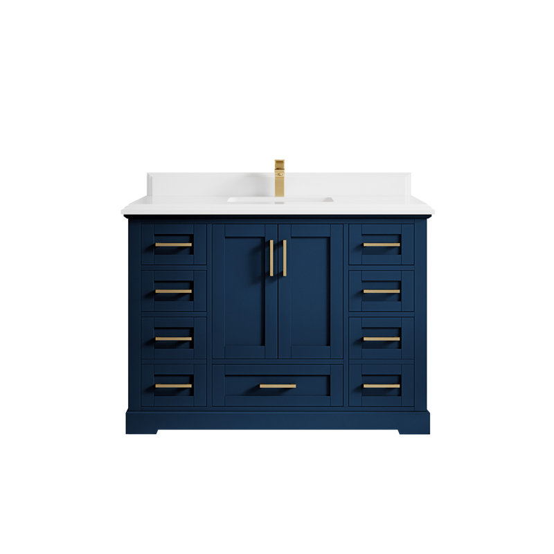 Ensemble de meuble-lavabo simple 48 po Esin, Blanc