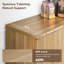 Buffet avec portes cannelées décoratives 63,4 po Wilber-691626039