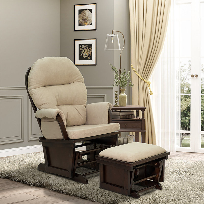 Fauteuil berçant et oscillant inclinable Nanterre, Rose
