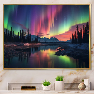 Yukon Dream Aurora I - reproduction d'art sur toile canadienne