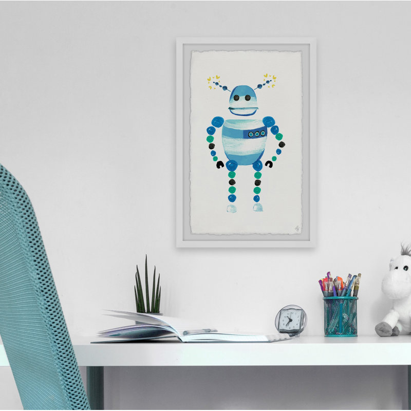 «Circular Bot», reproduction encadrée Broughton, H 45 po x l 30 po x P 1,5 po