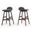 Ensemble de 2 tabourets de bar Mid-Century rembourrés et à dossier bas, parfaits pour le confort et le style-2109472181-2109472184