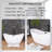 59" Freestanding Soaking Acrylic Bathtub In Gloss White