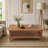 Rectangle Solid Wood Coffee Table with Storage Shelf